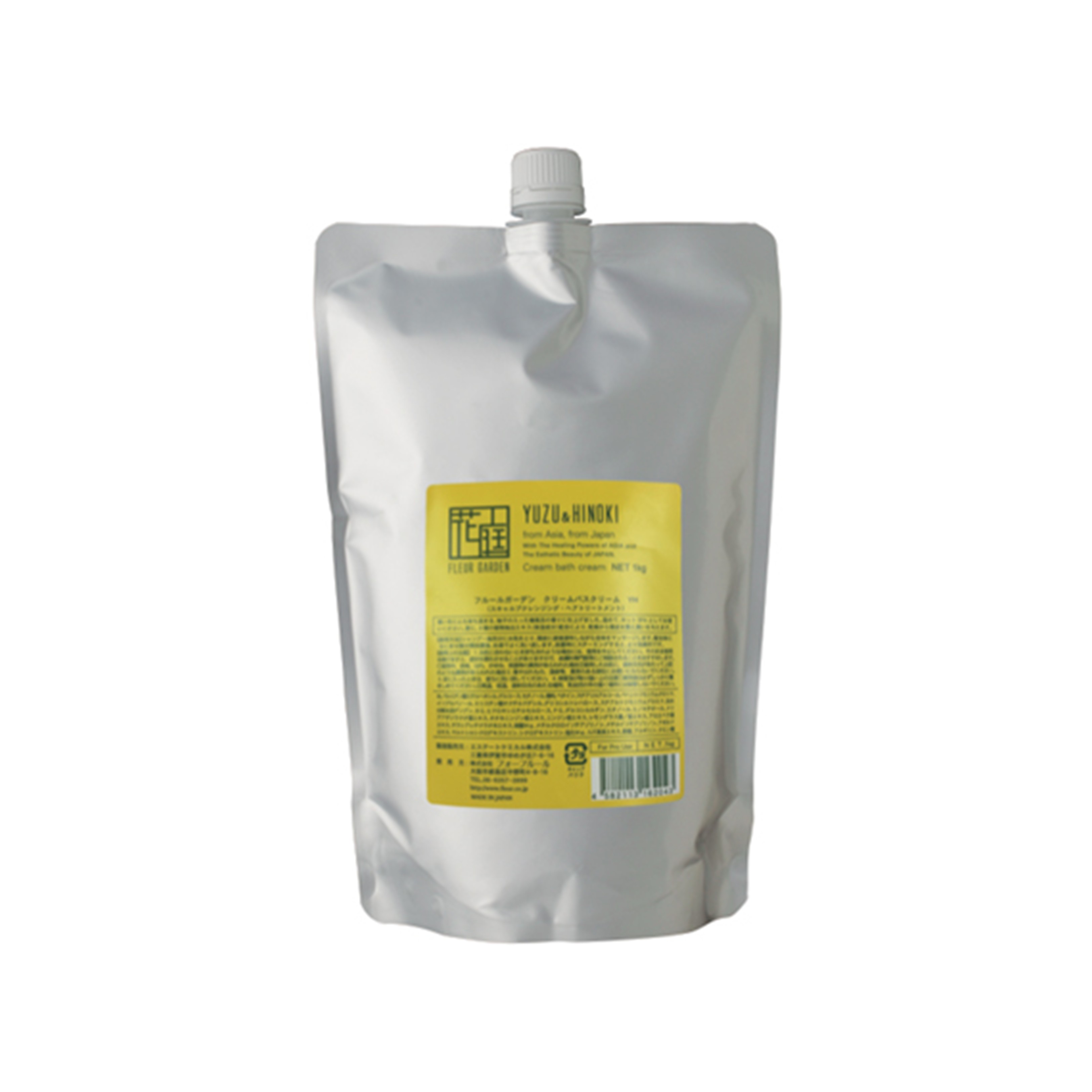 フルールガーデン クリームバスクリーム 柚子ヒノキ 1000g
