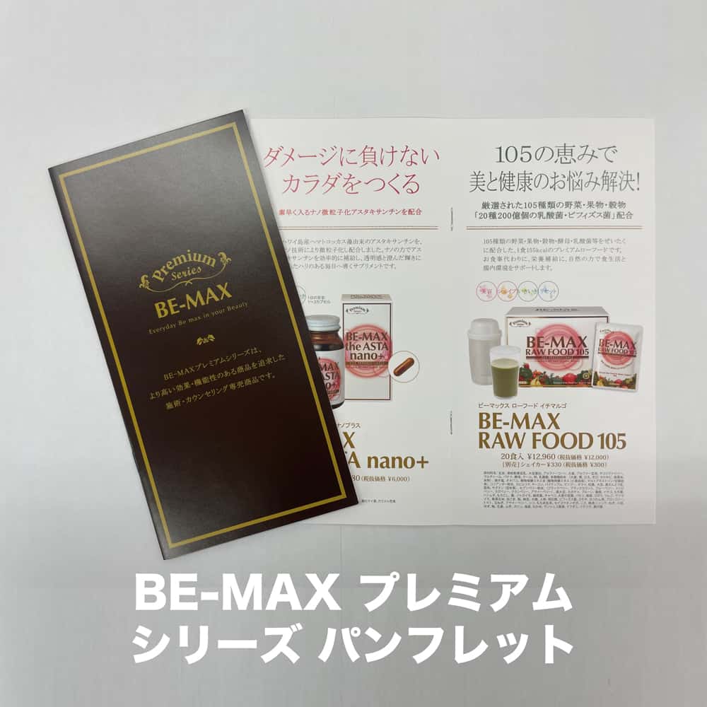 【BE-MAX】プレミアム パンフレット