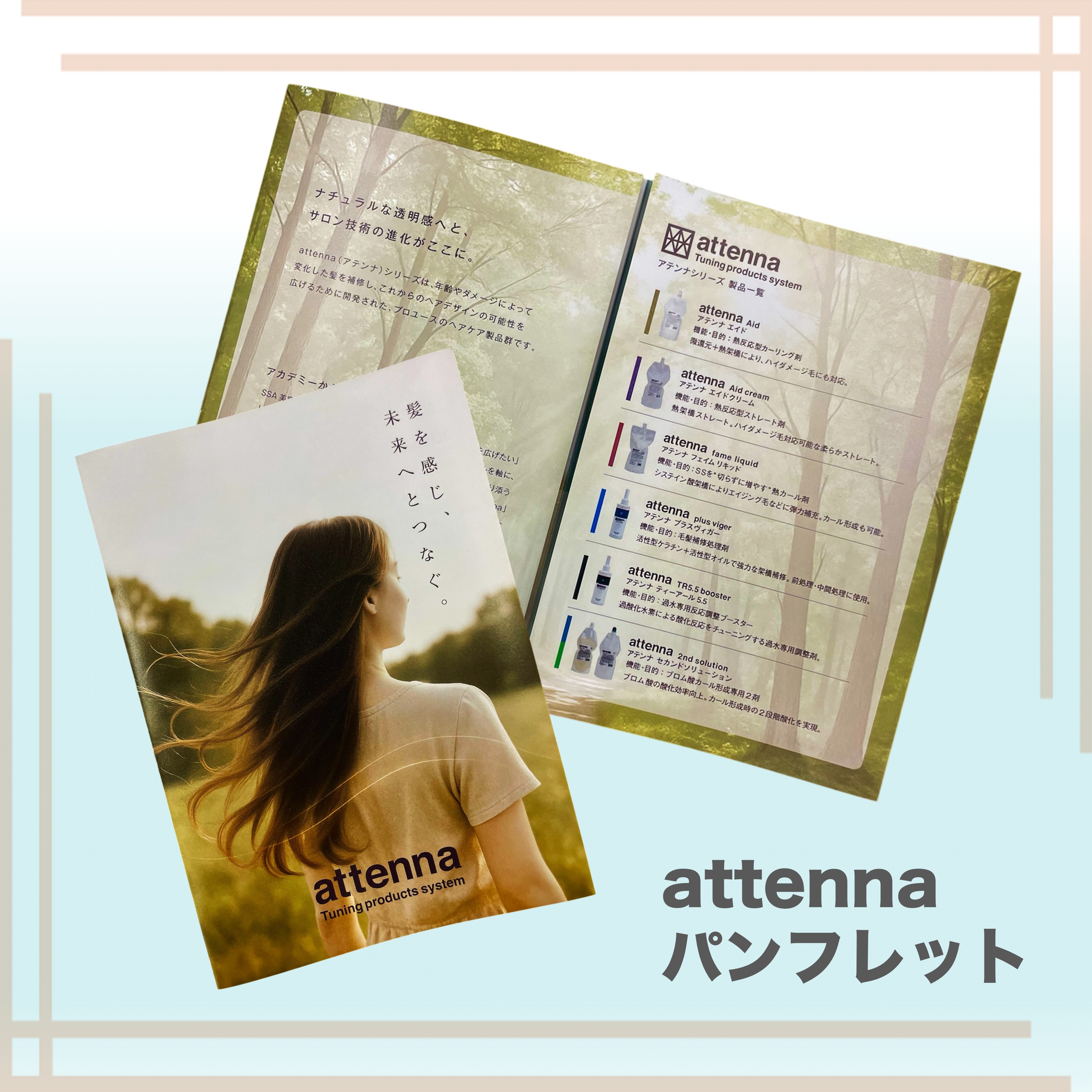 アテンナ　パンフレット