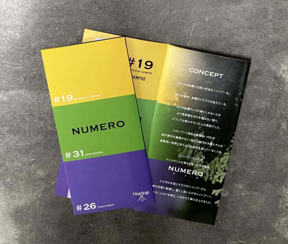 NUMERO　パンフレット