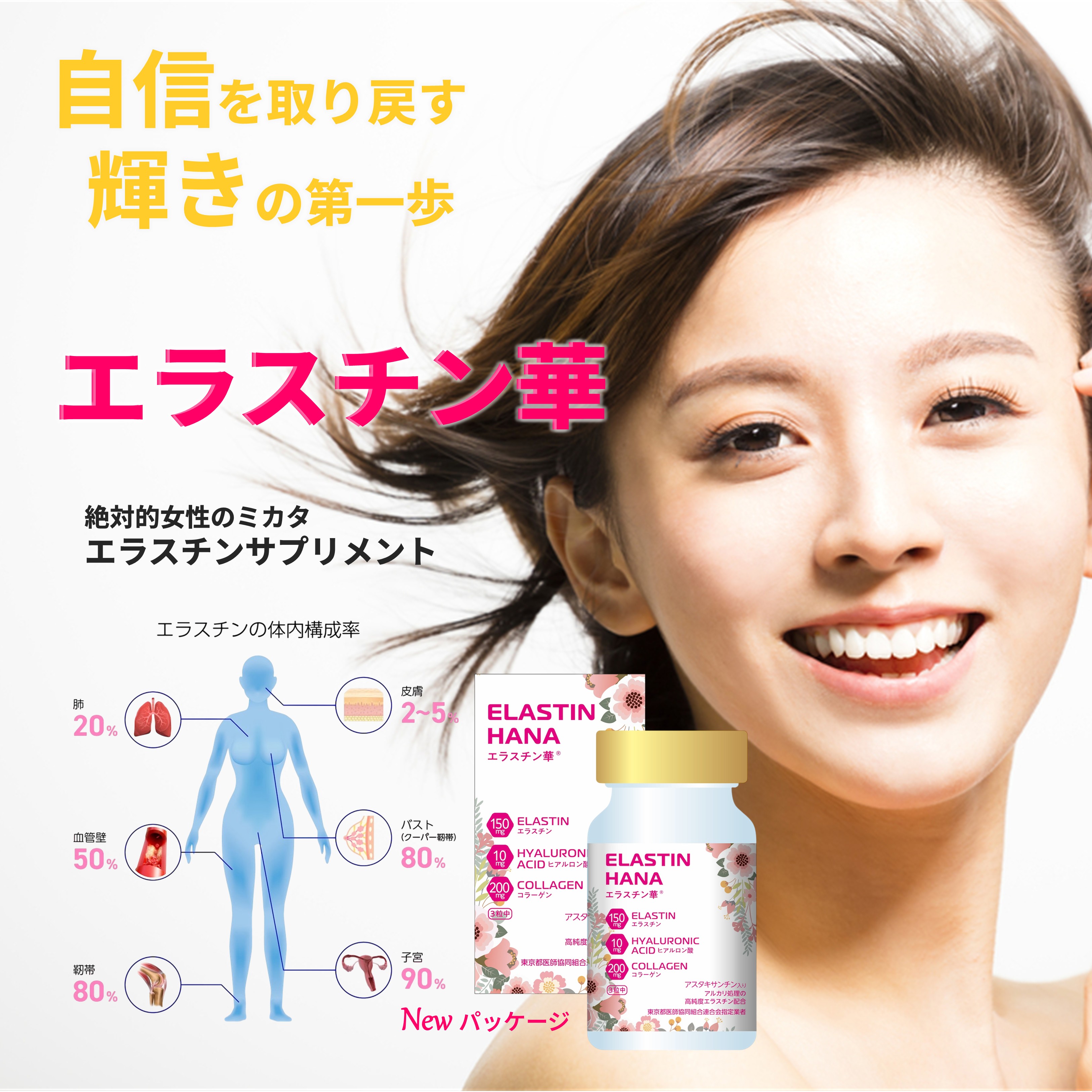 【NEW】　#G　エラスチン華　2個セット