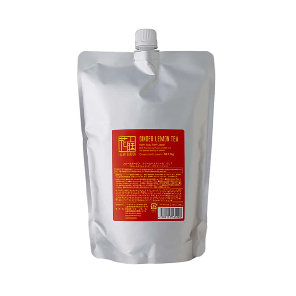 フルールガーデン　クリームバスクリーム　ジンジャーレモンティ  1000g　【なくなり次第終了】