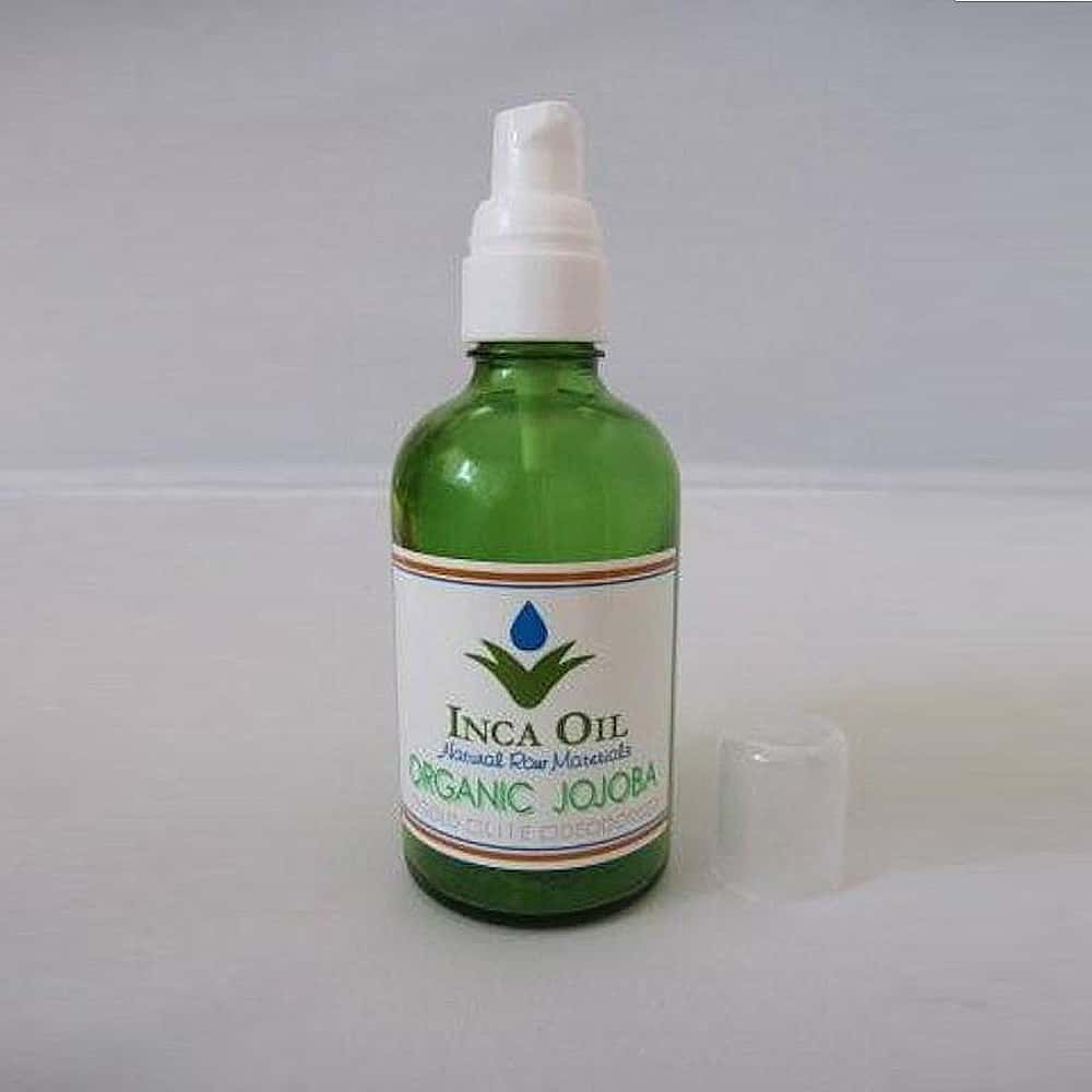 ホホバ　詰替え（ポンプ付）遮光ガラスビン120ml