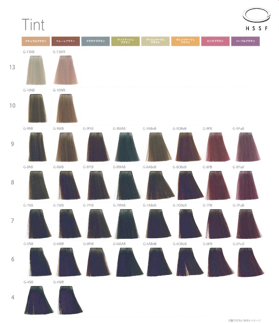 カラーチャート